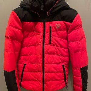 Boys Rossignol ski jacket with removable hood